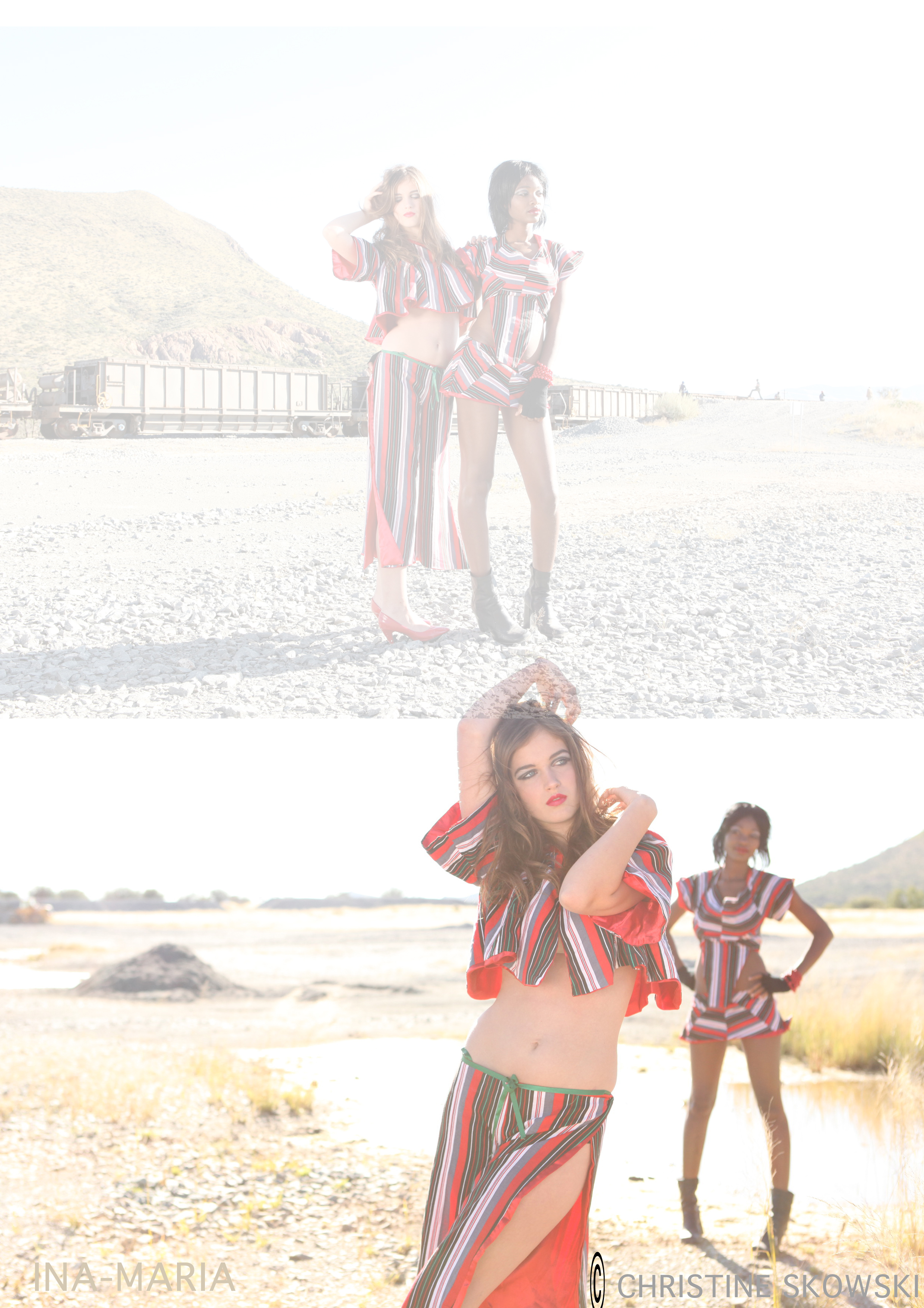 This collection dates back to 2006 and I wanted to play with the 'traditional' attire by taking the odelela print to create clothing that I could wear whenever. by Christine Skwoski